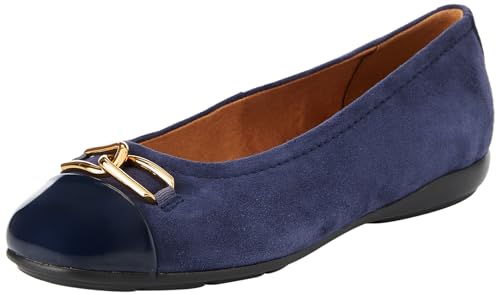 Geox Damen D ANNYTAH A Ballet Flat, Navy, 39.5 EU von Geox