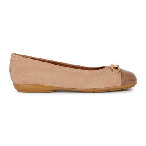 Geox D ANNYTAH A Ballet Flat, Nude, 36 EU von Geox