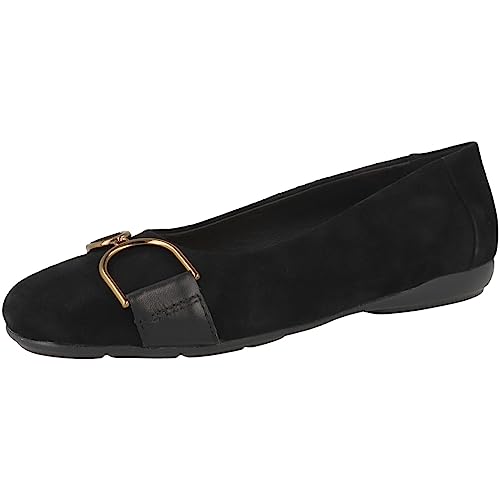 Geox Damen D ANNYTAH B Ballet Flat, Black, 42 EU von Geox