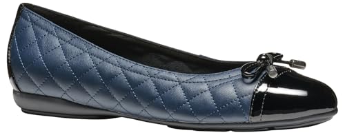 Geox Damen D ANNYTAH B Ballet Flat, Navy/Black, 39 EU Geox Damen D ANNYTAH B Ballet Flat, Navy/Black, 39 EU von Geox