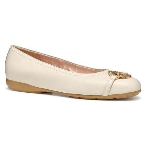 Geox Damen D ANNYTAH B Ballet Flat, Papyrus, 39.5 EU von Geox