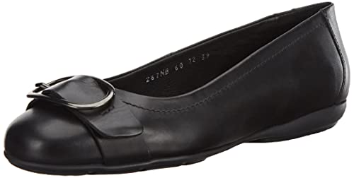 Geox Damen D Annytah Ballerinas, Schwarz, 38.5 EU von Geox