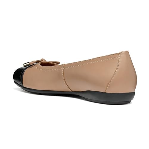 Geox Damen D ANNYTAH D Ballet Flat, Nude/Black, 39 EU von Geox