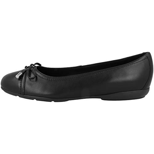 Geox Damen D Annytah D Geschlossene Ballerinas, Schwarz, 40 EU von Geox