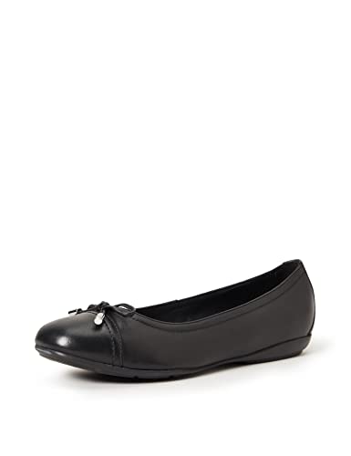 Geox Damen D Annytah D Geschlossene Ballerinas, Schwarz, 40 EU von Geox