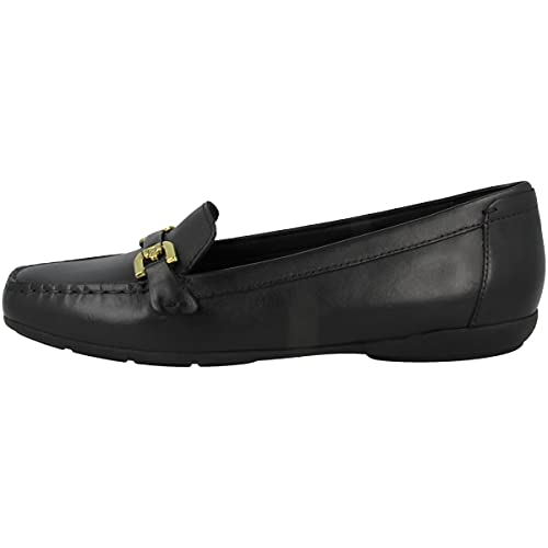 Geox Mädchen D Annytah Moc Mokassins, Schwarz, 39.5 EU von Geox