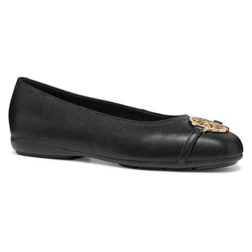 Geox Damen D ANNYTAH W A Ballet Flat, Black, 39.5 EU von Geox
