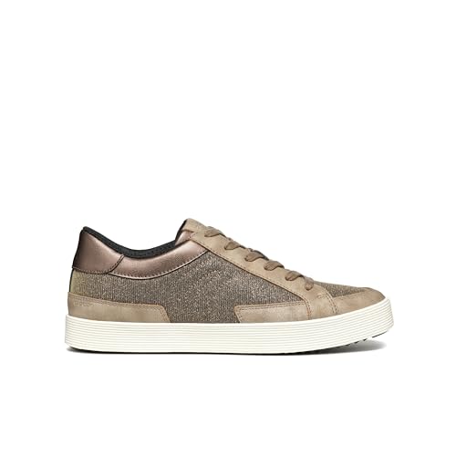 Geox Damen D BLOMIEE B Sneaker, Taupe, 35 EU von Geox