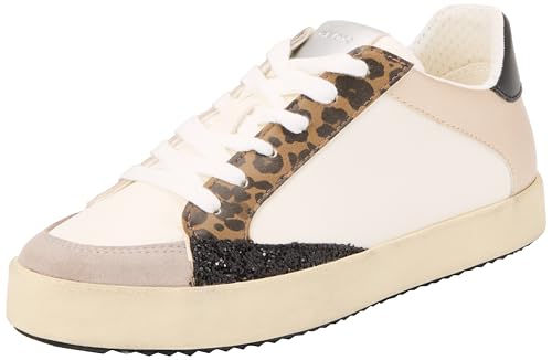 Geox Damen D BLOMIEE I Sneaker, Optic White/MUD, 40 EU Geox Damen D BLOMIEE I Sneaker, Optic White/MUD, 40 EU von Geox
