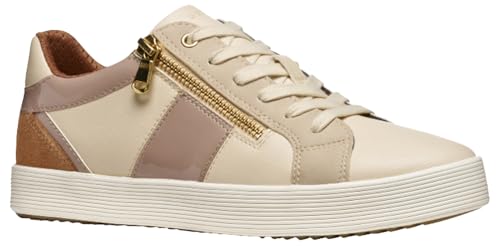 Geox Damen D BLOMIEE Sneaker, Beige, 41 EU Geox Damen D BLOMIEE Sneaker, Beige, 41 EU von Geox