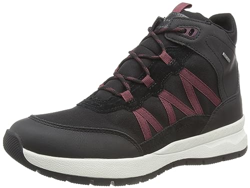 Geox D BRAIES B ABX A Sneaker, Black, 38 EU von Geox