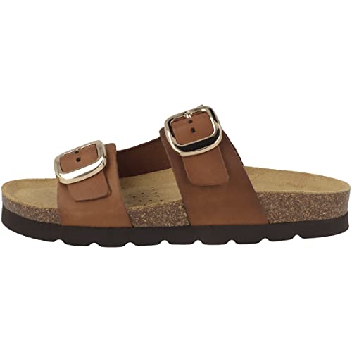 Geox D BRIONIA HIGH Sandal, Brown, 39 EU von Geox