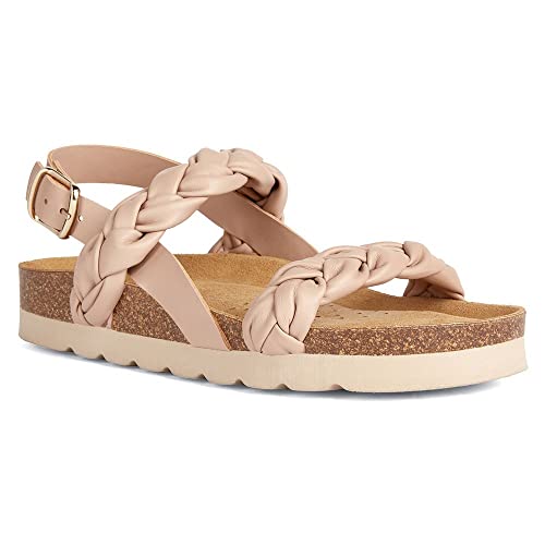 Geox D BRIONIA HIGH Sandal, Nude, 40 EU von Geox