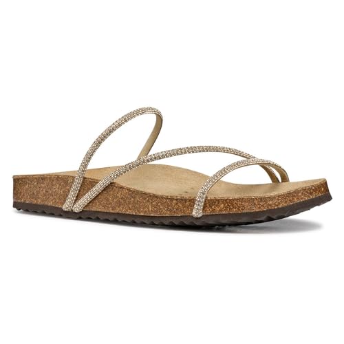 Geox Damen D BRIONIA R C Flat Sandal, Lt Taupe, 35 EU von Geox