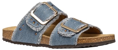 Geox Damen D BRIONIA R S Flat Sandal, Avio, 37 EU von Geox