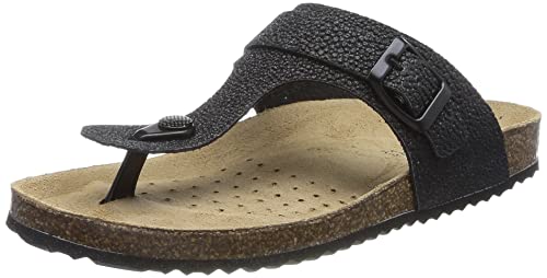 Geox D BRIONIA Sandal, Black, 36 EU von Geox