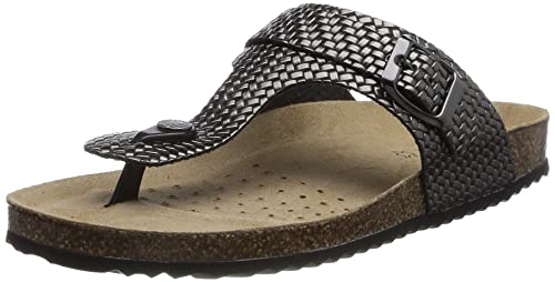 Geox D BRIONIA Sandal, Gun, 41 EU von Geox