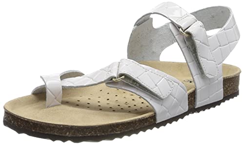 Geox D BRIONIA Sandal, Off White, 35 EU von Geox