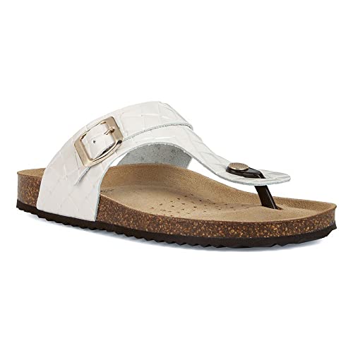 Geox Mädchen Brionia Sandal, Off White, 40 EU Geox Mädchen Brionia Sandal, Off White, 40 EU von Geox