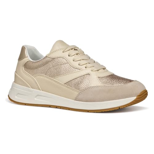 Geox Damen D BULMYA A Sneaker, Champagne, 37 EU von Geox