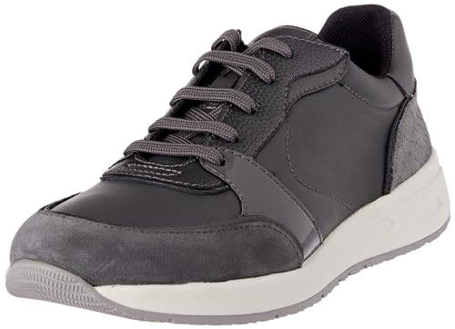Geox Damen D BULMYA A Sneaker, DK Grey, 37 EU Geox Damen D BULMYA A Sneaker, DK Grey, 37 EU von Geox
