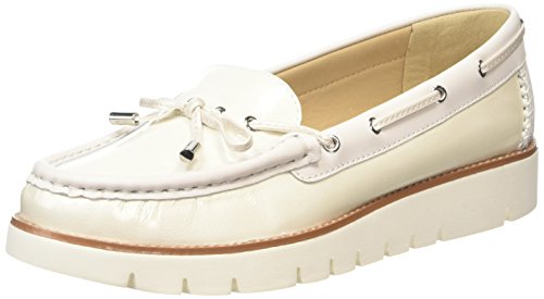 Geox Damen D Blenda D Mokassin, Bianco (Bianco (OFF WHITEC1002)), 36 EU von Geox