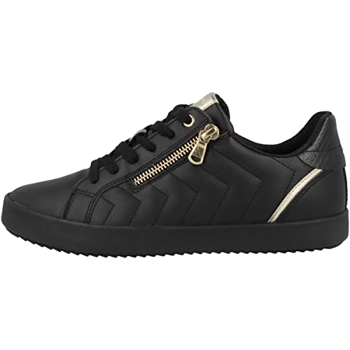 Geox Damen D Blomiee Sneakers, Schwarz, 37 EU von Geox