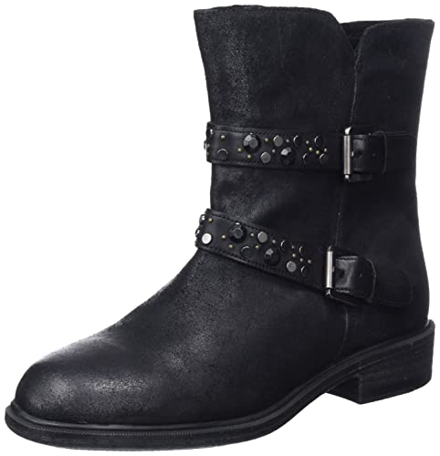 Geox Damen D Catria Stiefeletten, Schwarz, 38 EU von Geox