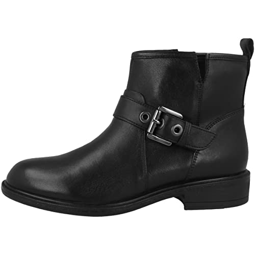 Geox Damen D Catria Stiefeletten, Schwarz, 37 EU von Geox