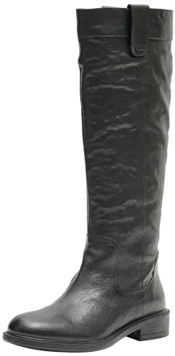 Geox D CATRIA Knee High Boot, Black, 38 EU von Geox