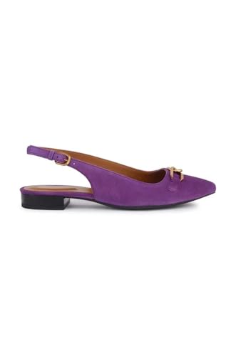 Geox Damen D CHARYSSA Ballet Flat, Purple, 39 EU von Geox