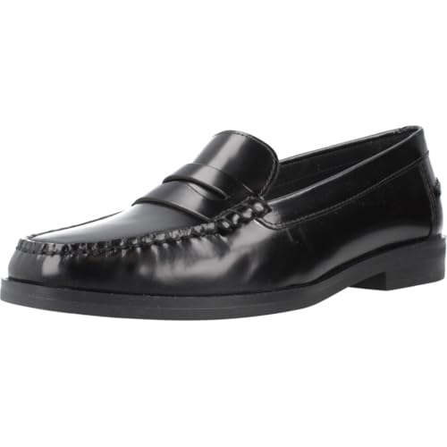 Geox Damen D CLORIDIE Loafer, Black, 38.5 EU von Geox