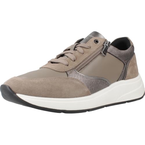 Geox Damen D CRISTAEL E Sneaker, Taupe, 37 EU Geox Damen D CRISTAEL E Sneaker, Taupe, 37 EU von Geox