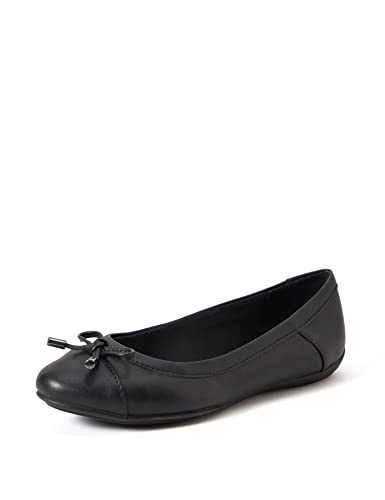 Geox Mädchen D Charlene C Ballerinas, Schwarz, 36 EU von Geox