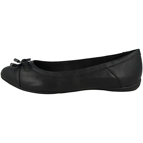 Geox Damen D Charlene C Ballerinas 38 EU Schwarz von Geox