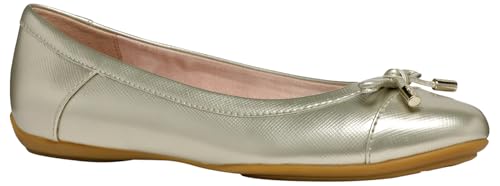 Geox Damen D Charlene C Ballet Flat, Lt Gold, 41 EU von Geox