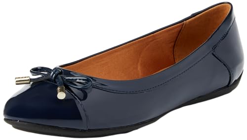 Geox Damen D Charlene C Ballet Flat, Navy, 40 EU von Geox