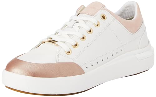 Geox Damen D DALYLA A Sneaker, White/LT Rose, 36 EU von Geox