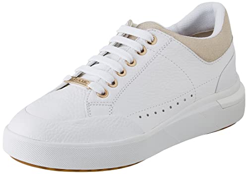 Geox Damen D Dalyla Sneakers, White Champagne, 37 EU von Geox