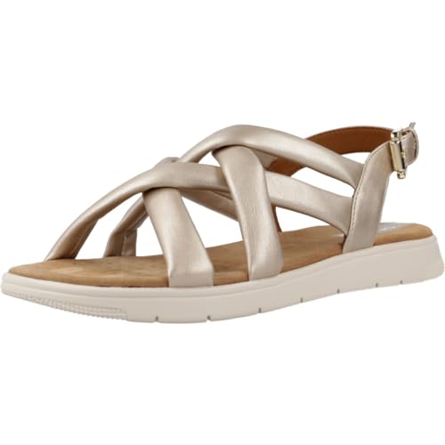 Geox D DANDRA Sandal, LT Gold, 39 EU von Geox