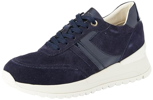 Geox Damen D DESYA A Sneaker, Navy, 36 EU von Geox