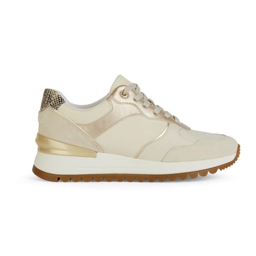 Geox Damen D DESYA B Sneaker, LT Sand, 35 EU von Geox