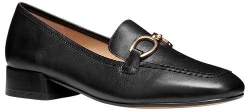 Geox Damen D DHYALMA Loafer, Black, 39.5 EU von Geox