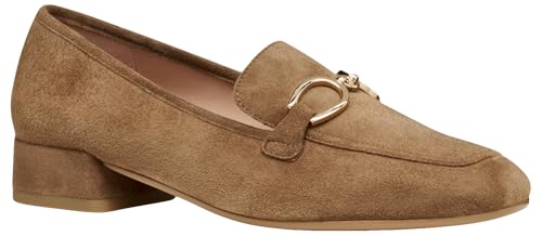 Geox Damen D DHYALMA Loafer, Brown, 37.5 EU von Geox