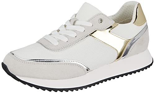 Geox D DORALEA Sneaker, White/Off White, 35 EU Geox D DORALEA Sneaker, White/Off White, 35 EU von Geox