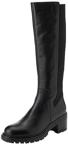 Geox Damen D Damiana Knee High Boot, Black, 36.5 EU von Geox