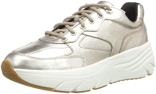 Geox Damen D Diamanta Sneakers, Champagne, 39 EU von Geox