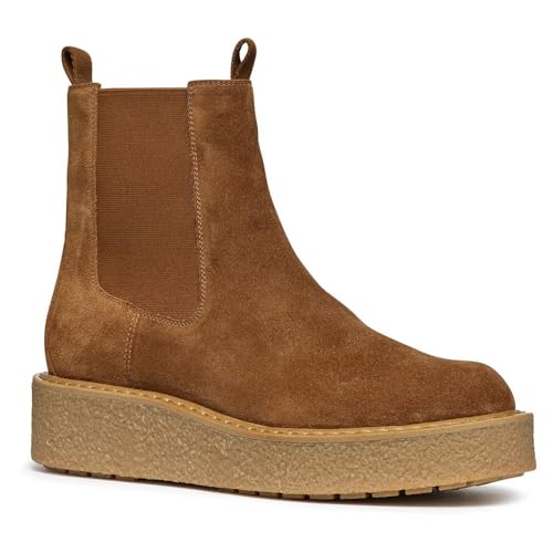 Geox Damen D ELIDEA C Ankle Boot, Brown, 37 EU von Geox