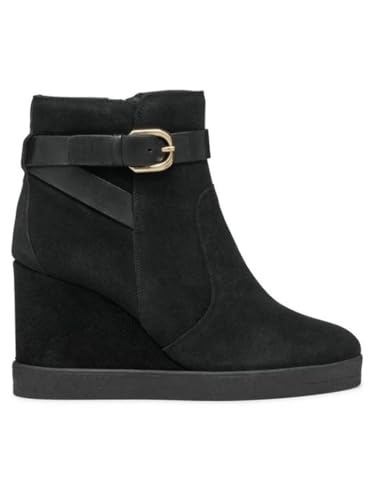 Geox Damen D ELIDEA Wedge A Ankle Boot, Black, 36 EU von Geox