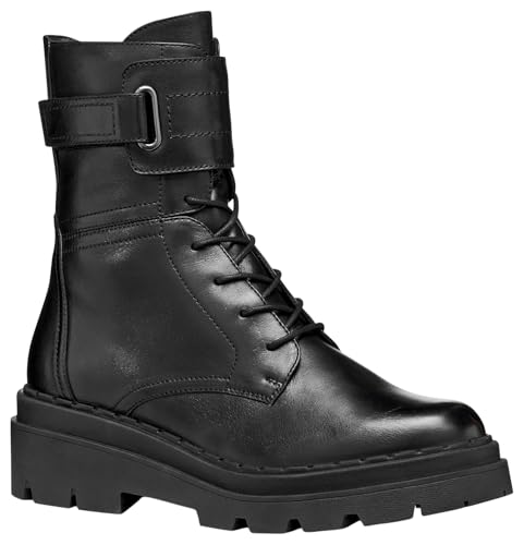 Geox Damen D FELLENY Ankle Boot, Black, 38 EU von Geox